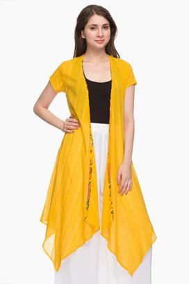 Short kurti with outlet long shrug