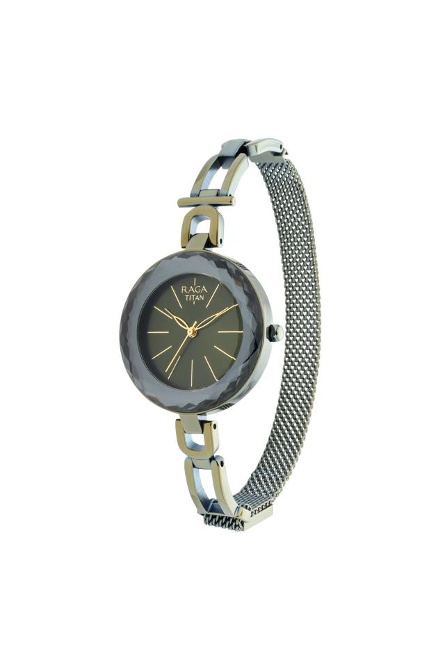 Titan raga green discount watch