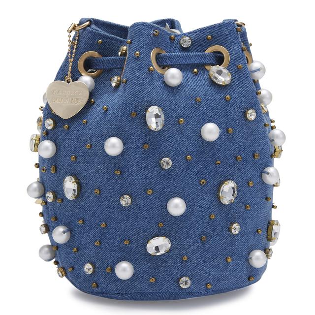 Caprese blue cheap solid sling bag