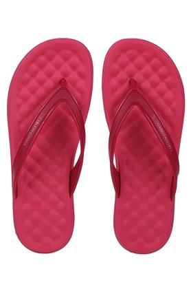 Buy CARLTON LONDON Fuchsia Rubber Slipon Women s Casual Wear Flip