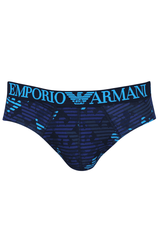 Buy ARMANI INNERWEAR Mens Stretch Printed Underwear