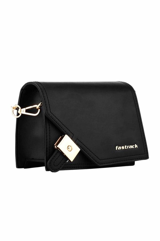 Fastrack Black Pu Shoulder Bag in Bhopal at best price by Fast Track Store  - Justdial