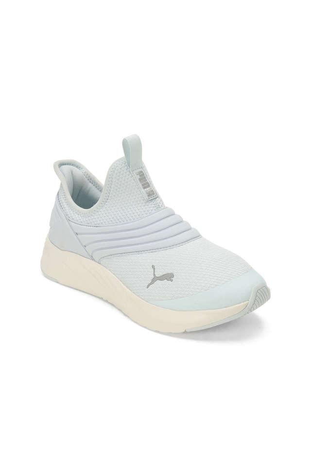 Buy PUMA Blue Mesh Slip on Women s Sandals Shoppers Stop