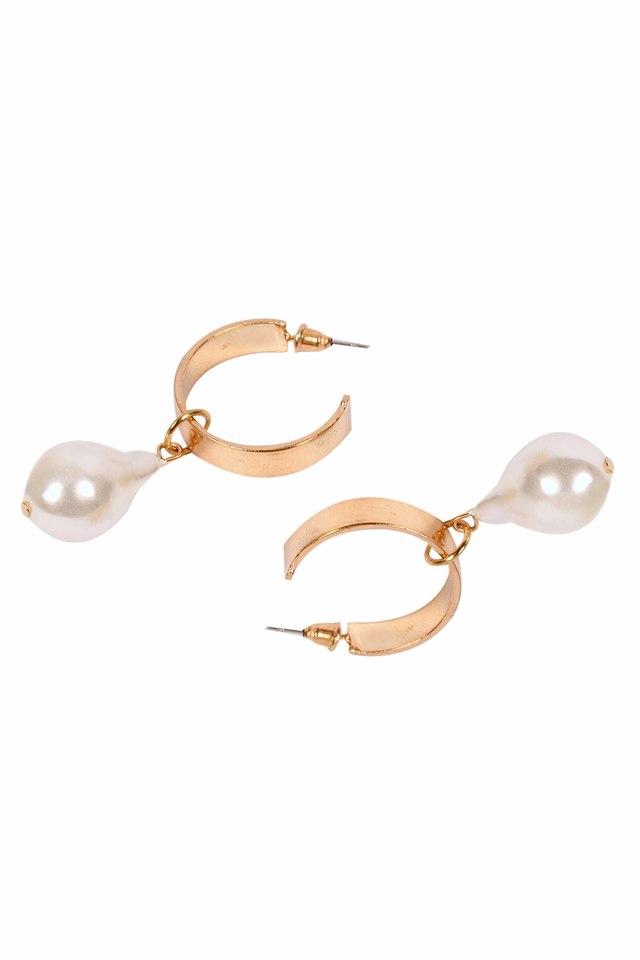 Ad Astra Gold-Plated Pearl Statement Earrings | Vintouch Italy | Wolf &  Badger