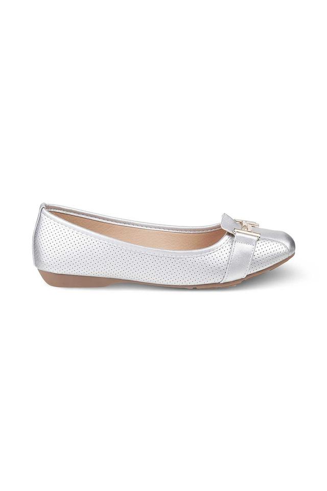 TRESMODE -  Silver Grey Ballerinas - Main