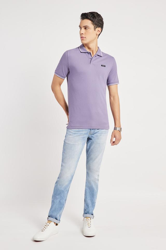 Calvin klein shirt purple sales