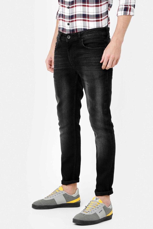 Black dark best sale wash jeans