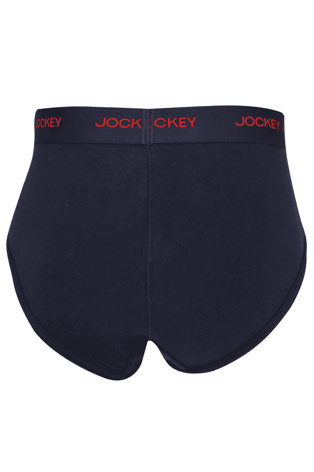 Buy JOCKEY Black Mens Stretch Solid Briefs