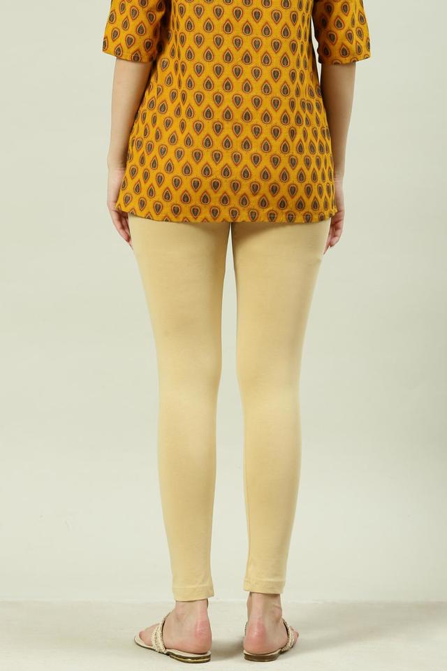 Mustard Yellow Solid Color Legging - Buy Mustard Yellow Solid