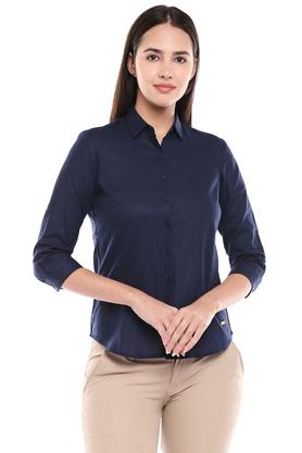 Park avenue women's hot sale solid formal shirt