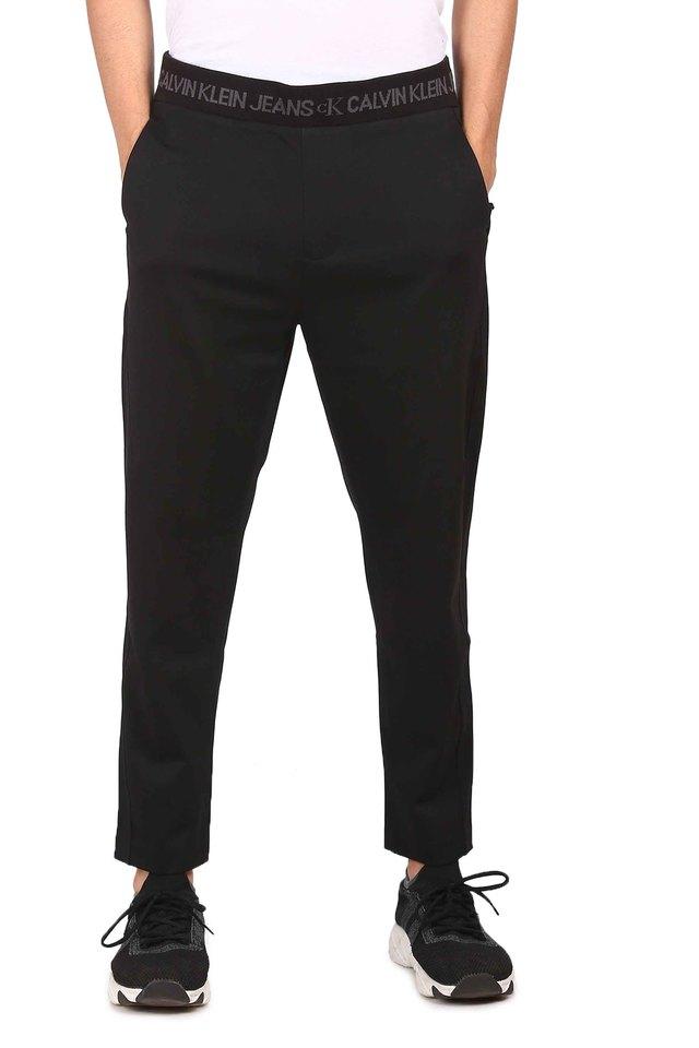 TRACK PANT DOUBLE BLACK MEN