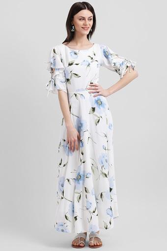 zink london white maxi dress