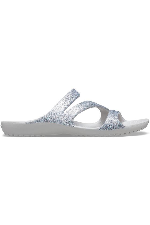 Crocs cheap silver sandals