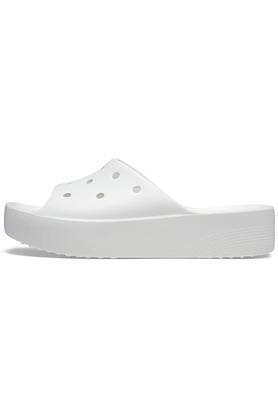 All white shop crocs