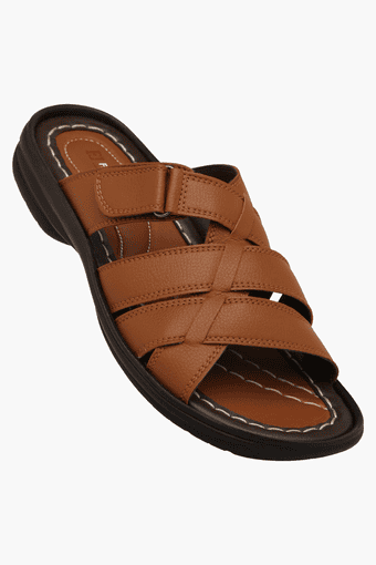 franco leone men's leather sandals and floaters