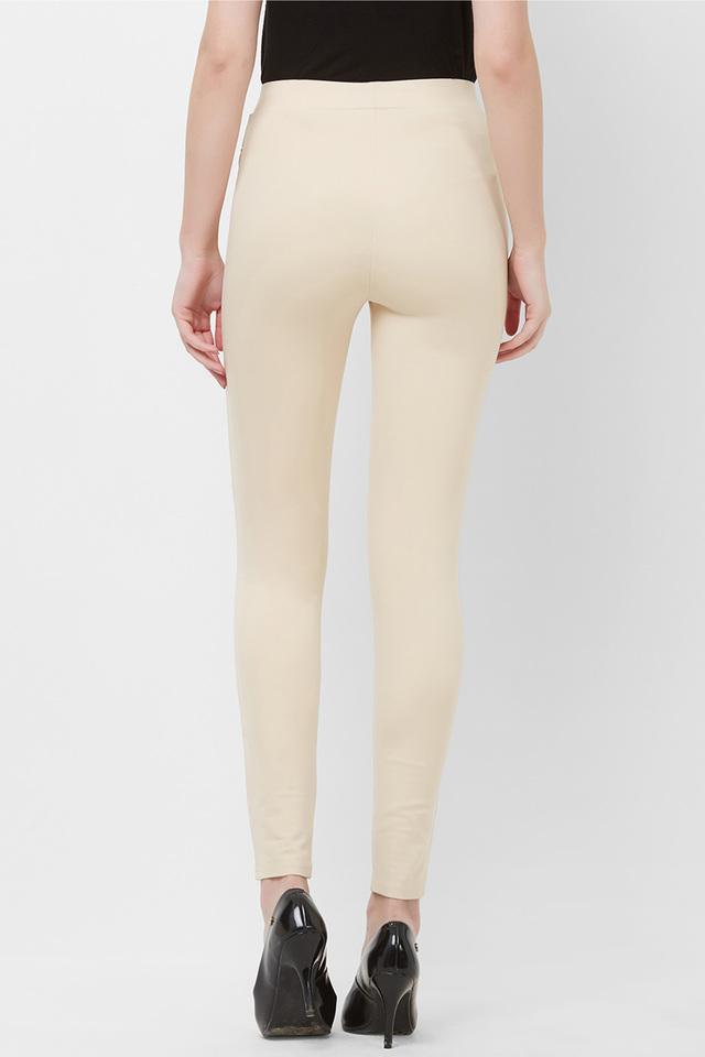 Beige store jeggings womens