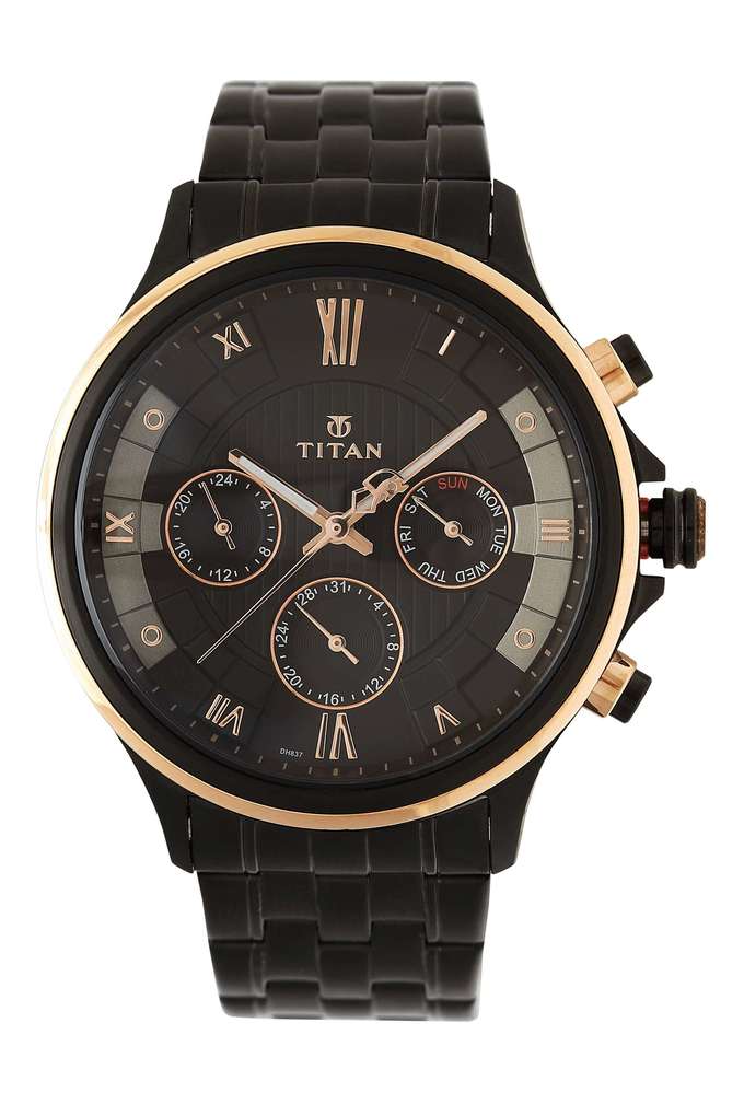 Buy Women's Titan Black Analog Leather Strap Watch - 2639SL13 Online |  Centrepoint UAE