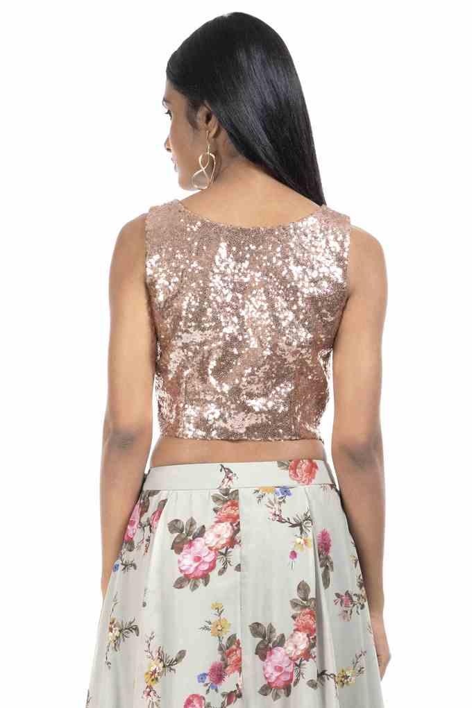 Gold-Sequin Tops for Women - Up to 70% off