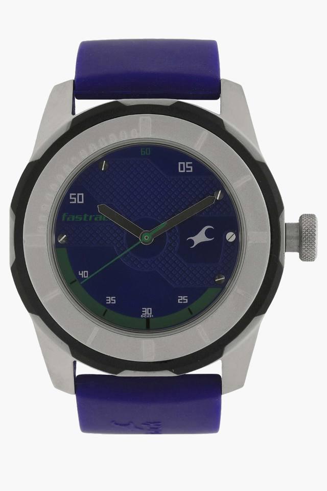 Mens Sports Blue Dial Analogue Watch