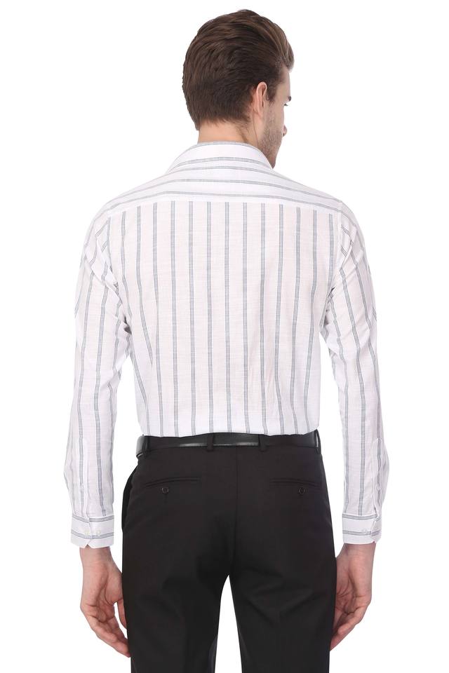 White striped store formal shirt