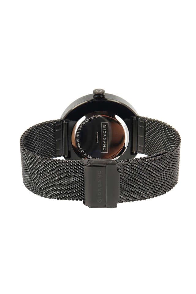 Giordano watch black on sale metal