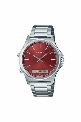 Casio red digital store watch