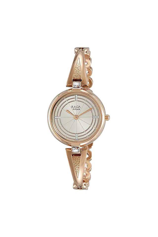 Womens Raga Espana Rose Gold Dial Metallic Analogue Watch And Bracelet 2581WM01