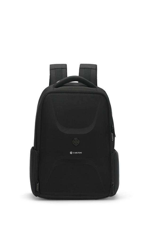 Buy CARLTON Black Dorset 01 Secure Laptop Backpack Jet Black Shoppers Stop