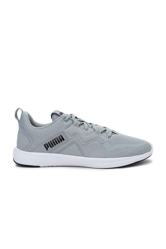 Puma gray store running shoes