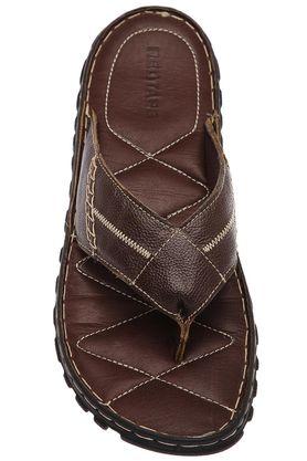 Red tape men's leather 2024 sandals