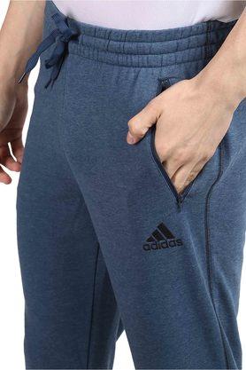 Male Adidas Men Cotton Track Pants Black