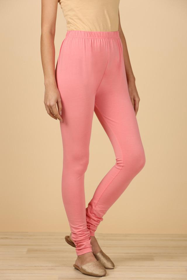 Pink Leggings And Churidars - Buy Pink Leggings And Churidars