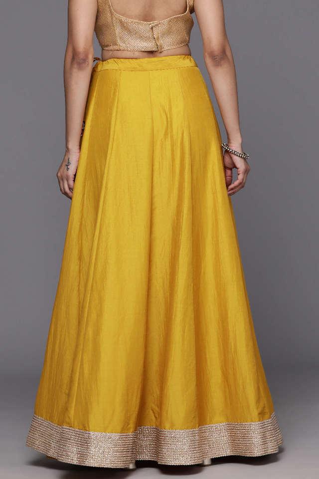 Mustard gold outlet skirt