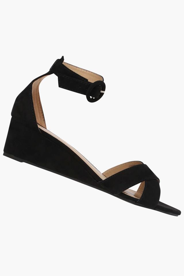 STEVE MADDEN -  Black Wedges - Main