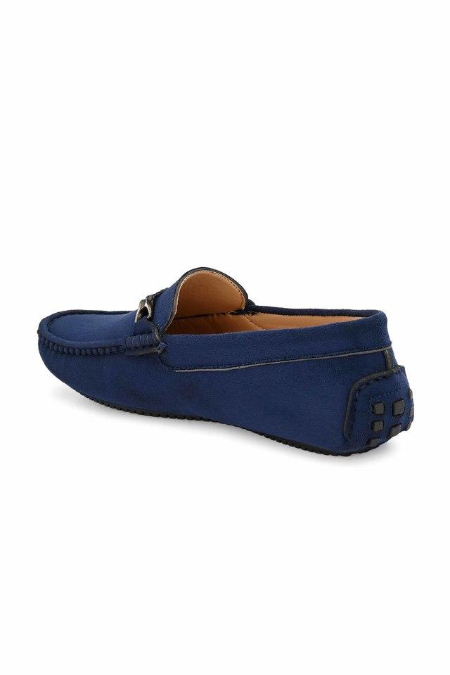 Buy EL PASO Blue Faux Leather Regular Slip On Mens Casual Shoes