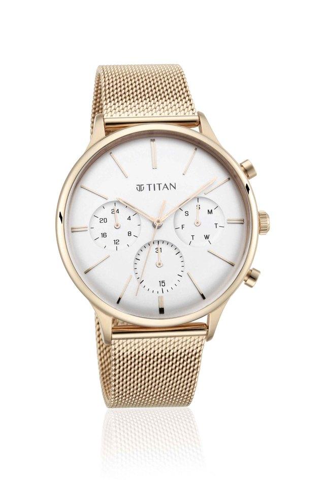 Titan stainless steel sales wrist watch