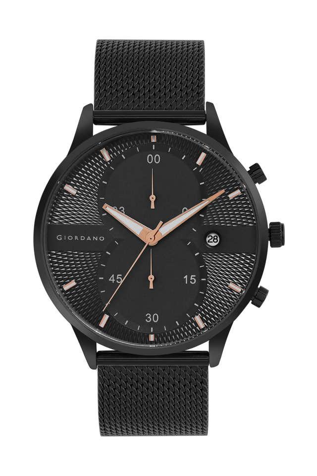 Giordano watch black metal best sale