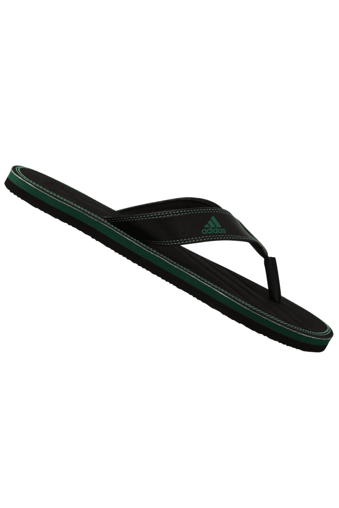 Adidas cheap black chappal