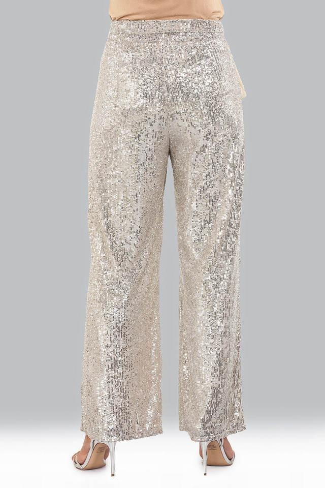 High-Waisted Pull-On Sequin Flare Pants | Old Navy