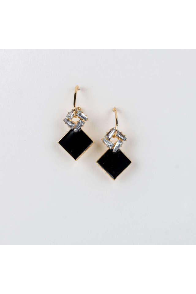 Lunar Luxury Black Earrings - Jewelry by Bretta