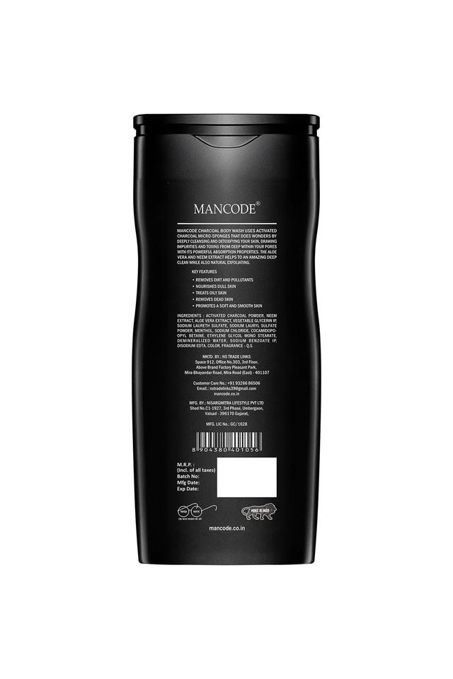 Buy MANCODE Activated Charcoal Body Wash for Men Shoppers Stop
