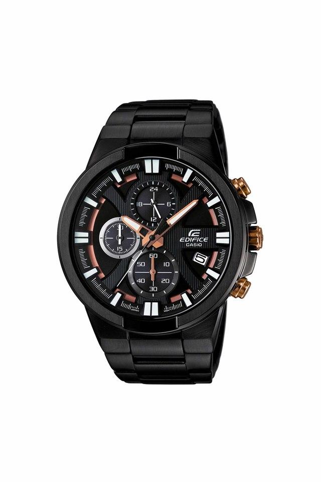 Buy CASIO Mens Edifice Black Dial Metallic Chronograph Watch EX230 Shoppers Stop