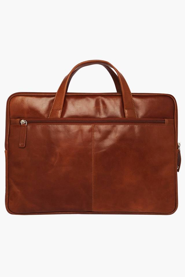 CARLTON -  Brown Satchel - Main