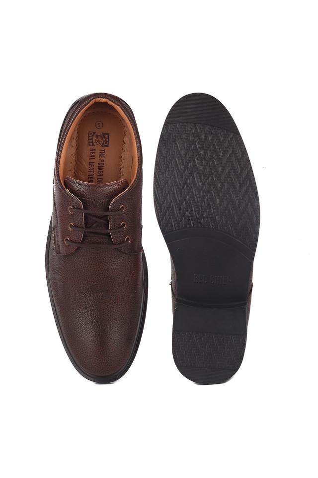 Red chief best sale real leather shoes