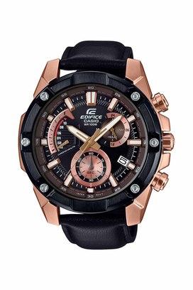 Edifice casio black and hot sale gold