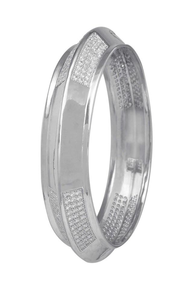 Silver kada for on sale mens with grams