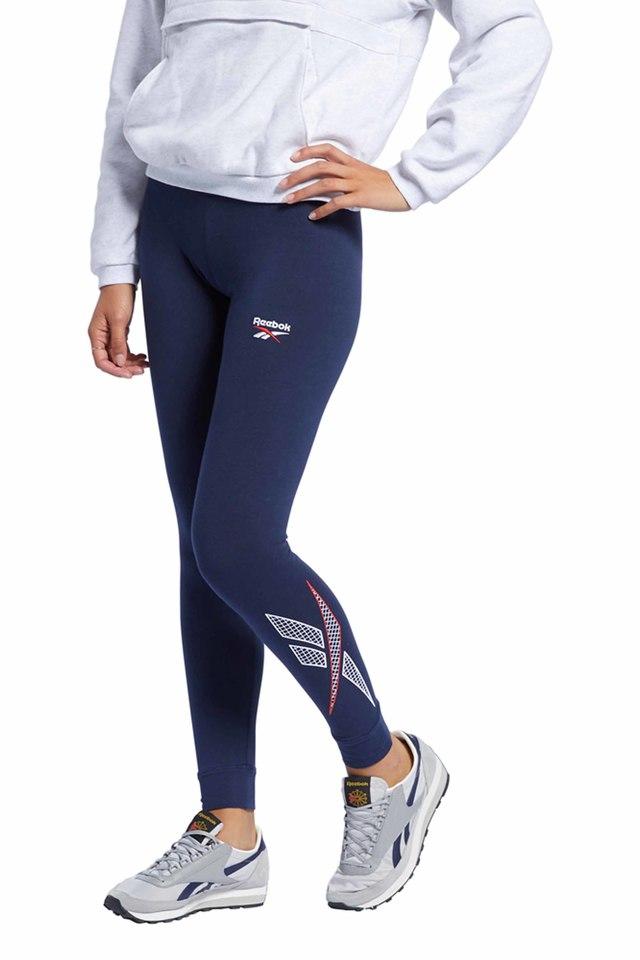 Buy REEBOK Printed Regular Fit Cotton Womens Sports Tights