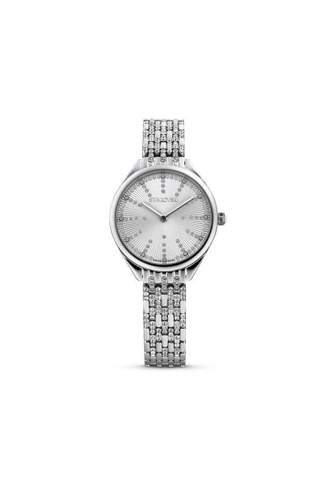 Silver 2024 swarovski watch