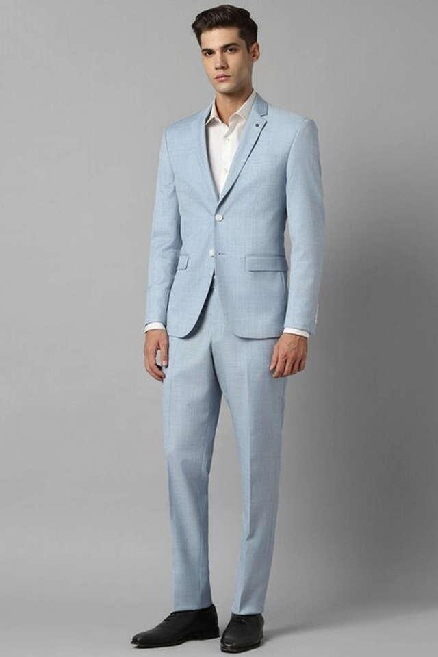 Louis philippe suits on sale blue