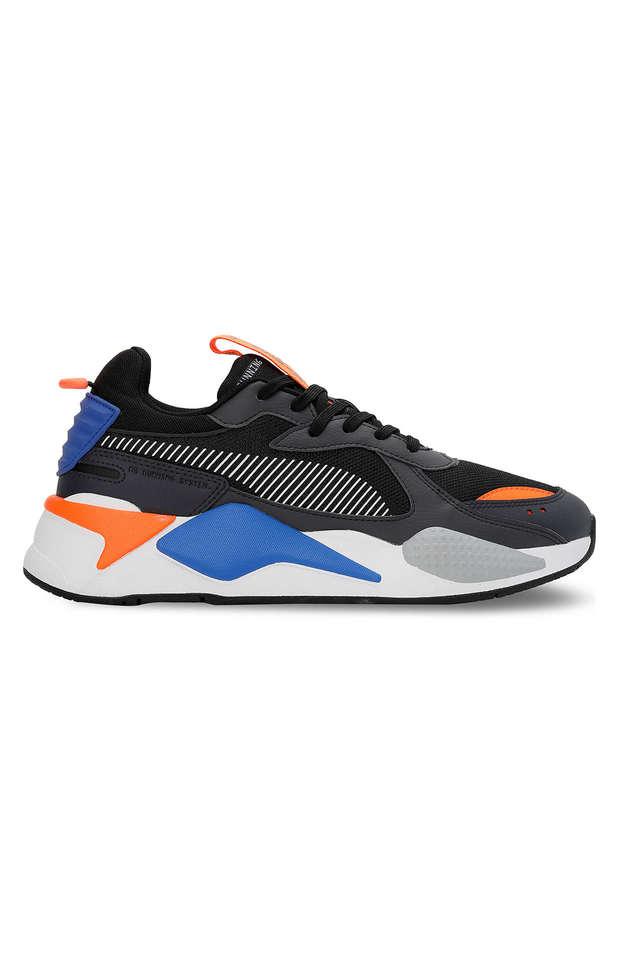 Puma shoes black and 2024 orange